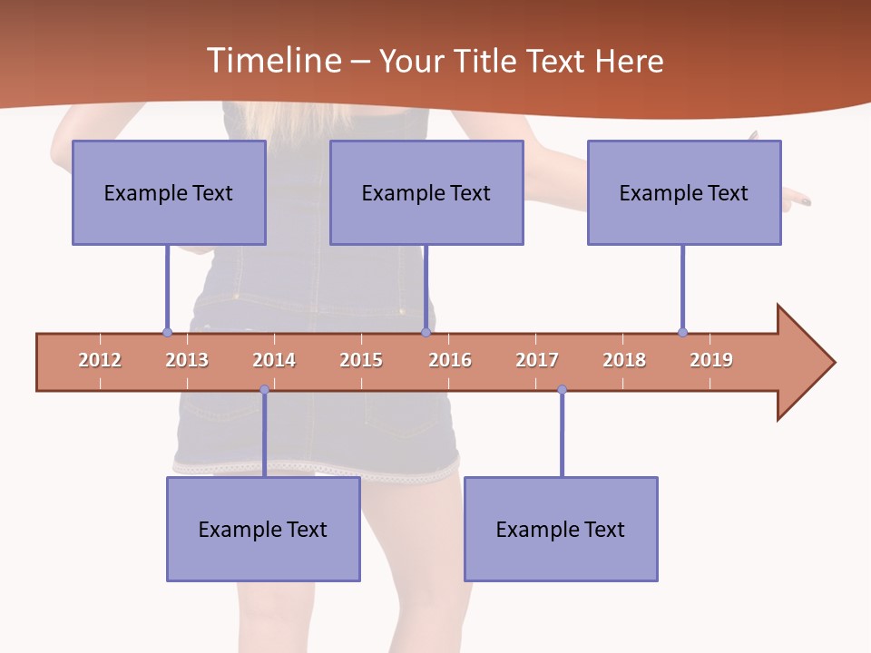Jacket Back View Studio PowerPoint Template