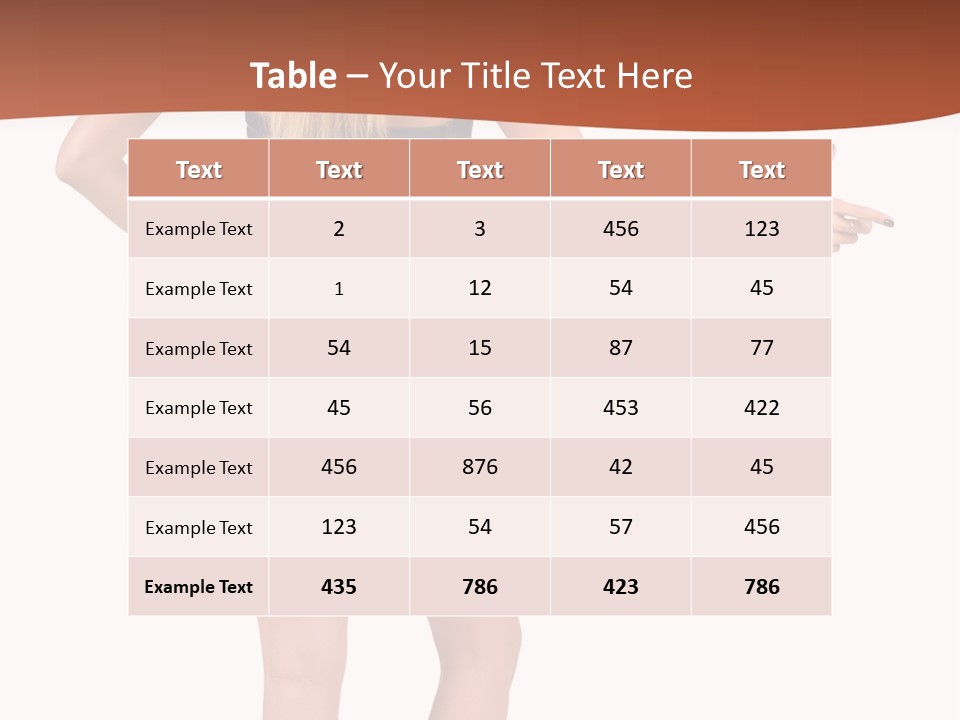 Jacket Back View Studio PowerPoint Template