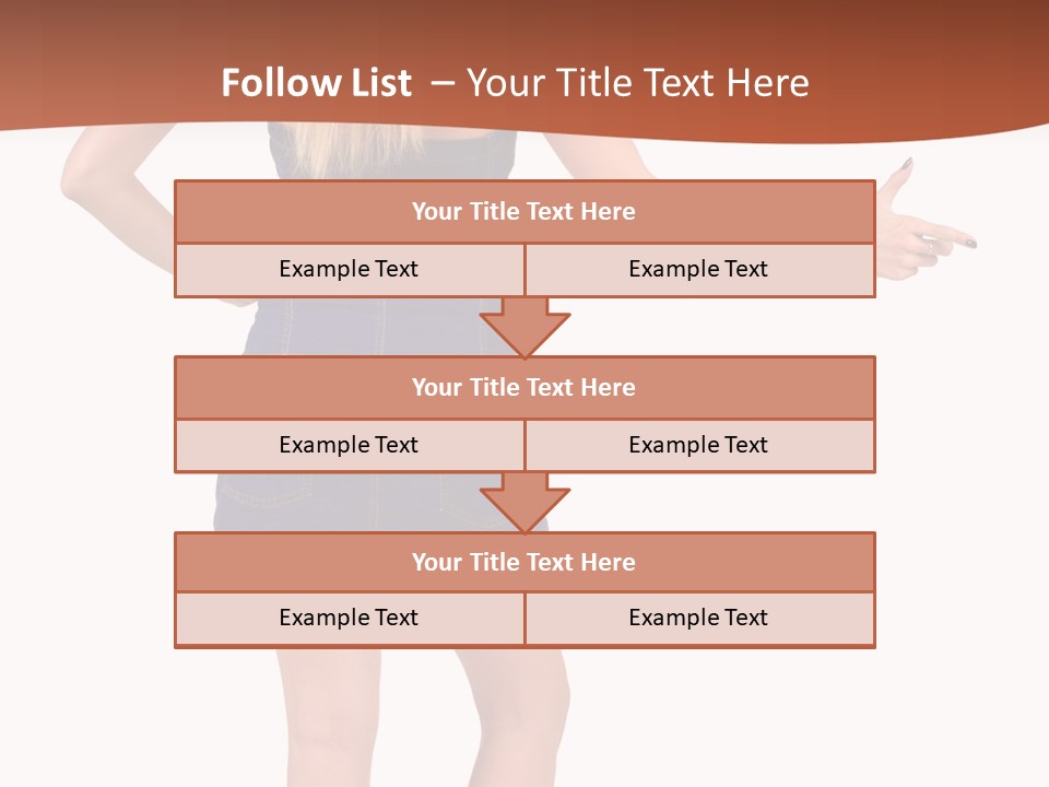 Jacket Back View Studio PowerPoint Template