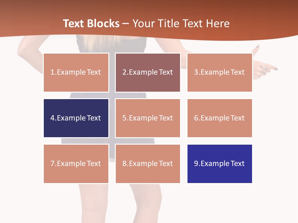 Jacket Back View Studio PowerPoint Template