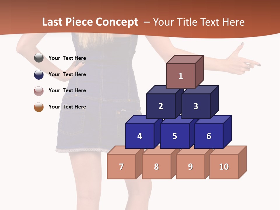 Jacket Back View Studio PowerPoint Template