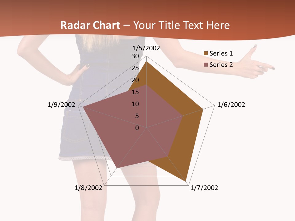 Jacket Back View Studio PowerPoint Template