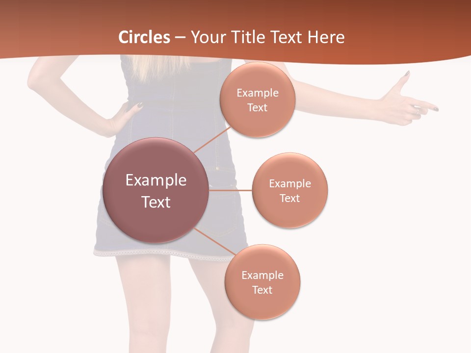 Jacket Back View Studio PowerPoint Template