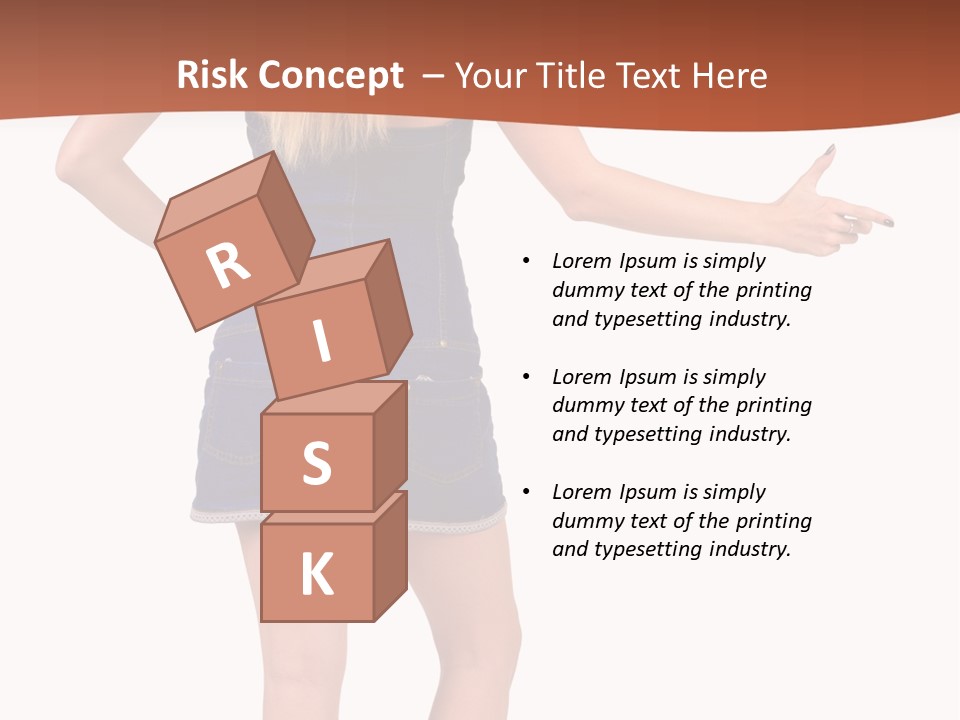 Jacket Back View Studio PowerPoint Template