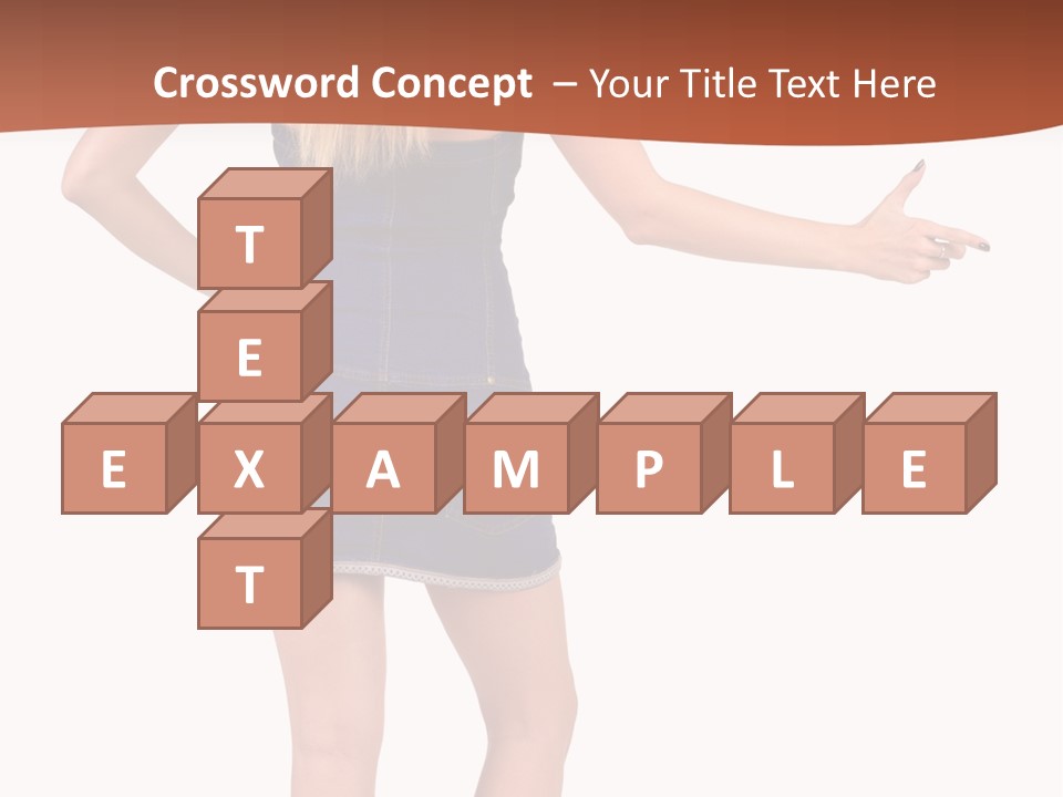 Jacket Back View Studio PowerPoint Template