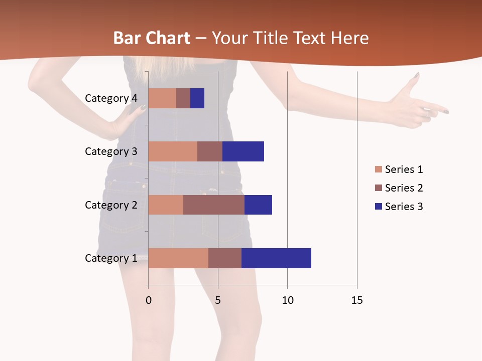 Jacket Back View Studio PowerPoint Template