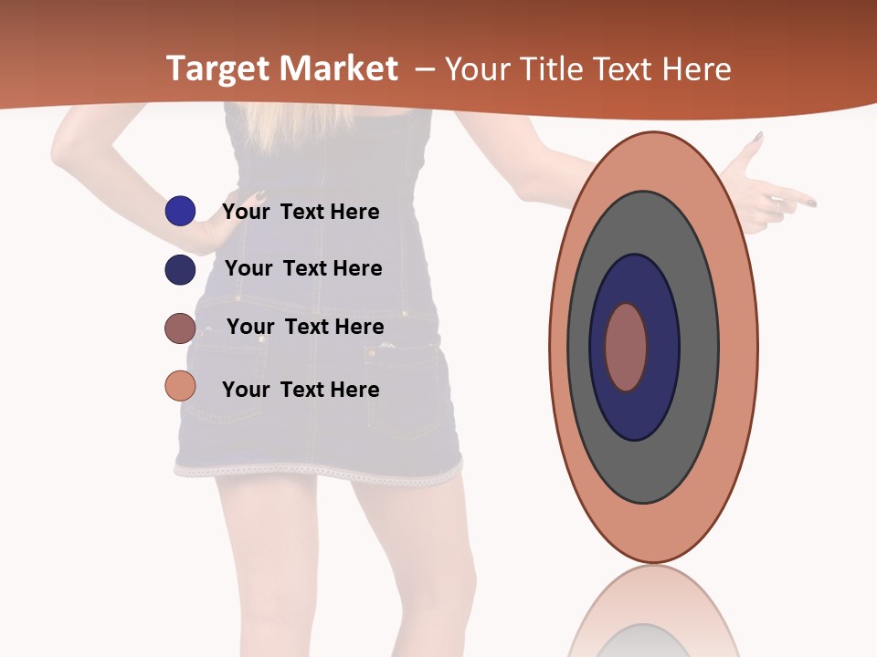 Jacket Back View Studio PowerPoint Template