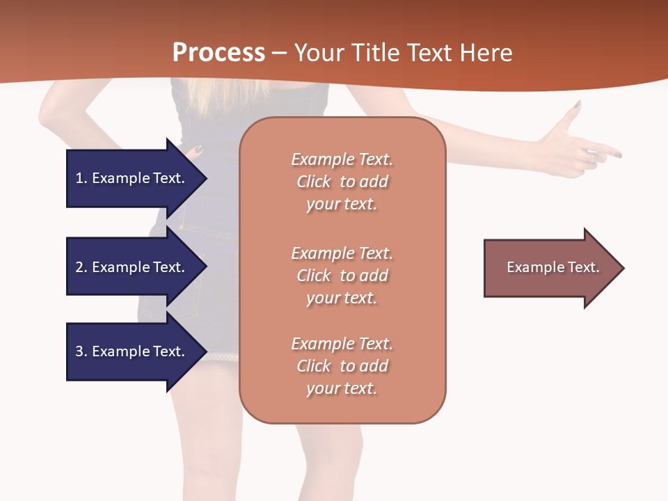 Jacket Back View Studio PowerPoint Template