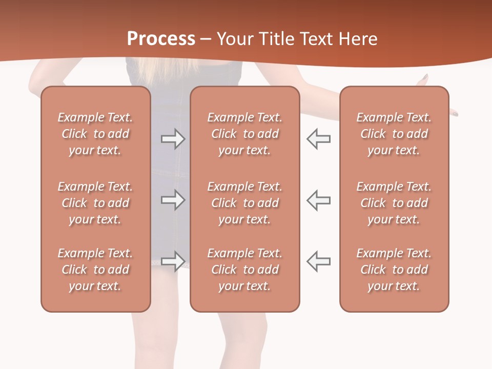 Jacket Back View Studio PowerPoint Template