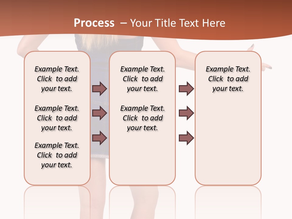 Jacket Back View Studio PowerPoint Template