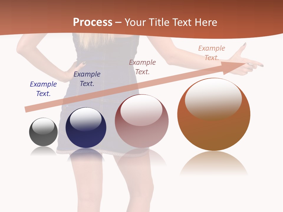 Jacket Back View Studio PowerPoint Template