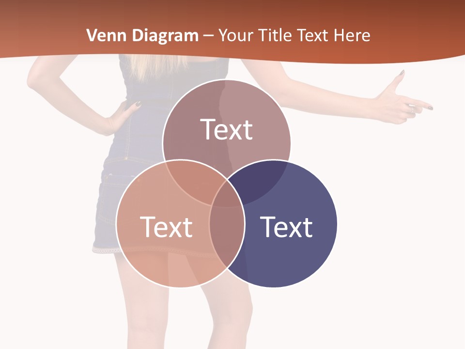 Jacket Back View Studio PowerPoint Template