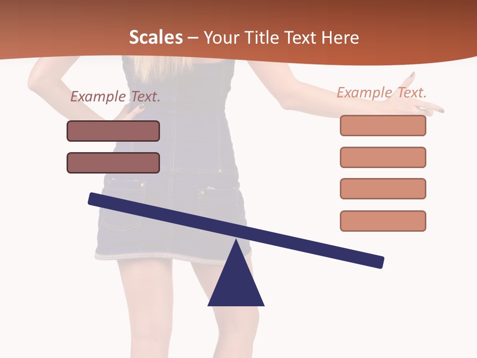 Jacket Back View Studio PowerPoint Template
