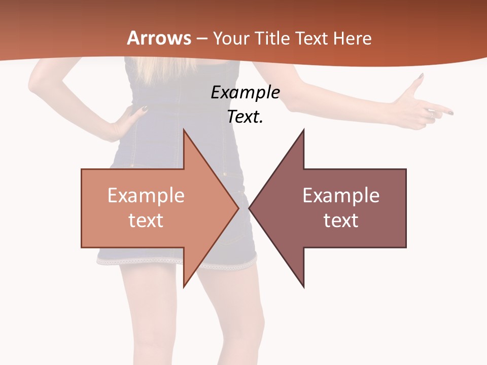 Jacket Back View Studio PowerPoint Template