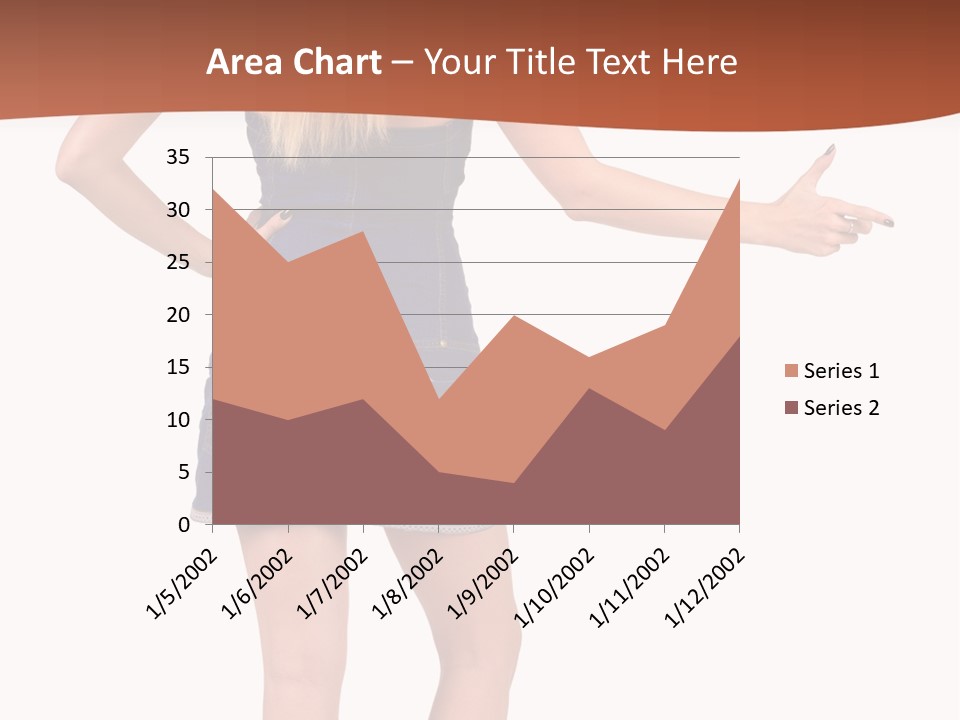 Jacket Back View Studio PowerPoint Template