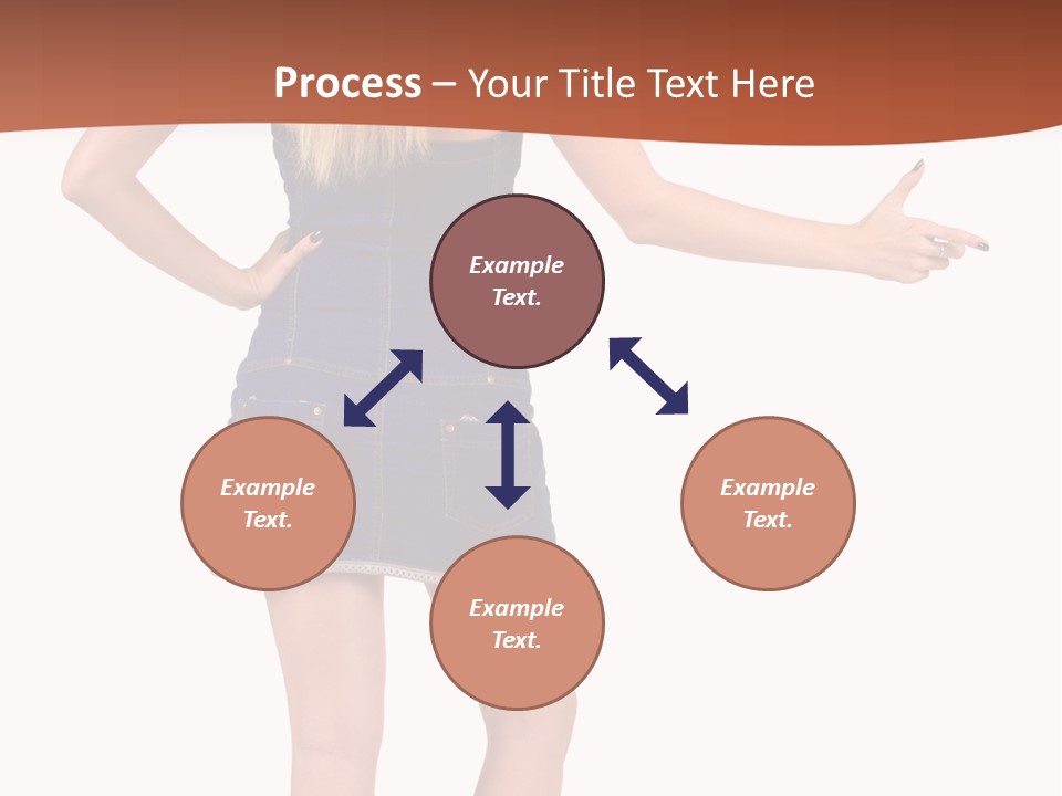 Jacket Back View Studio PowerPoint Template