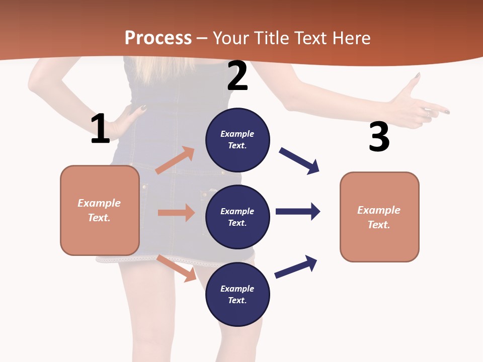 Jacket Back View Studio PowerPoint Template