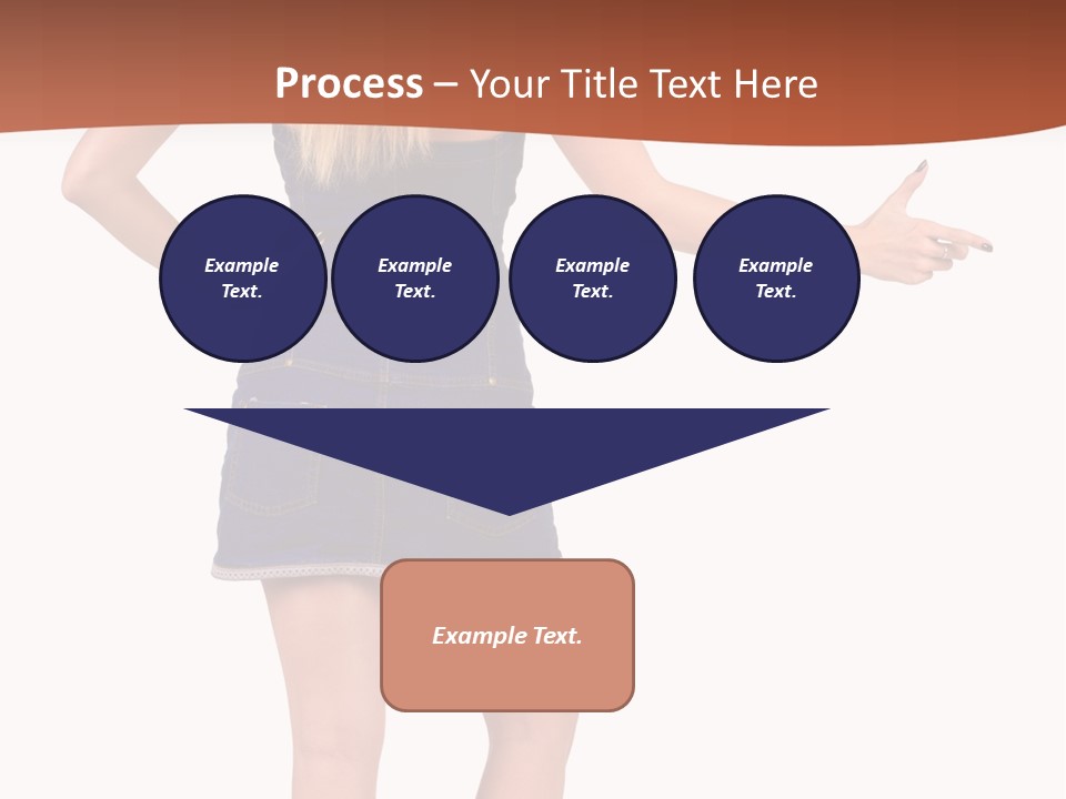 Jacket Back View Studio PowerPoint Template