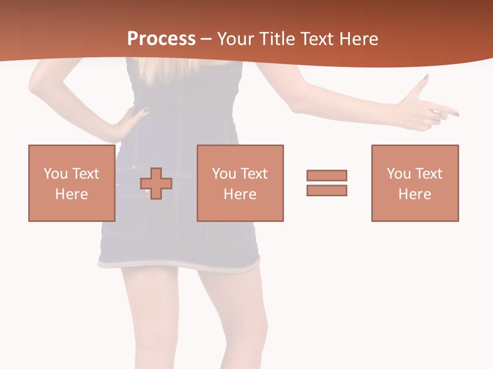 Jacket Back View Studio PowerPoint Template
