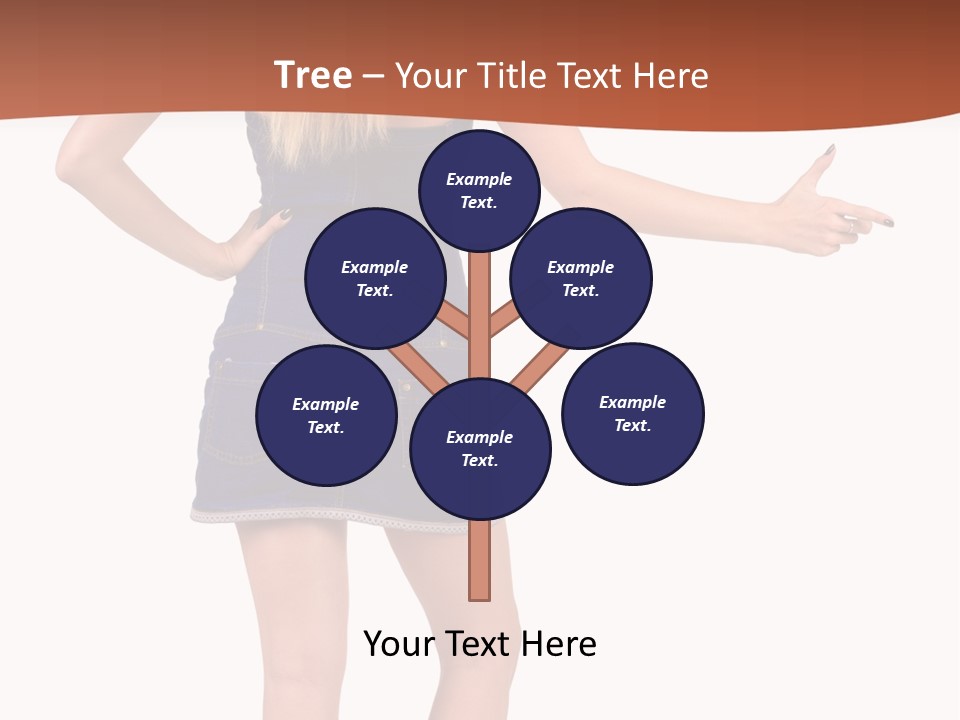 Jacket Back View Studio PowerPoint Template