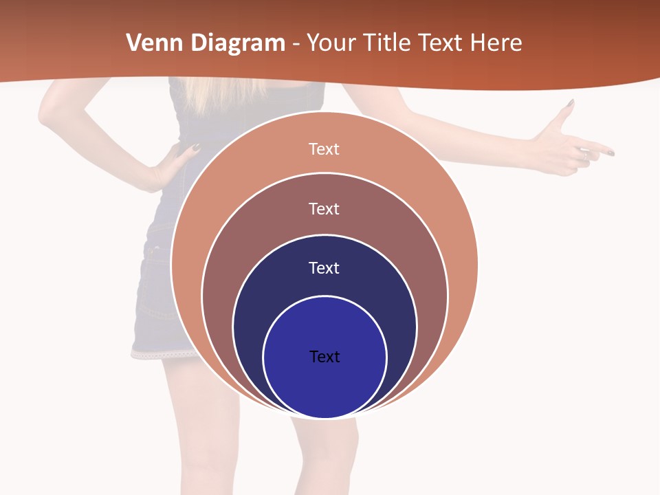 Jacket Back View Studio PowerPoint Template