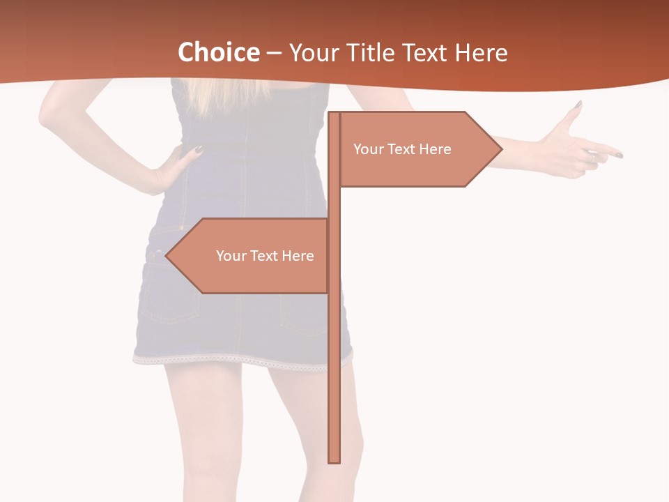 Jacket Back View Studio PowerPoint Template