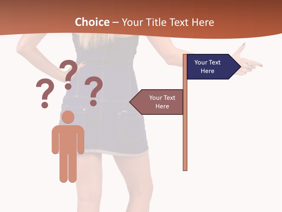 Jacket Back View Studio PowerPoint Template