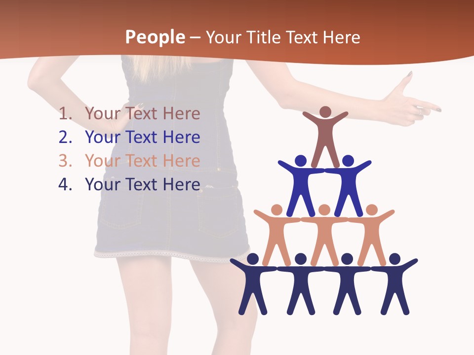 Jacket Back View Studio PowerPoint Template