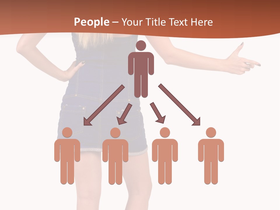 Jacket Back View Studio PowerPoint Template