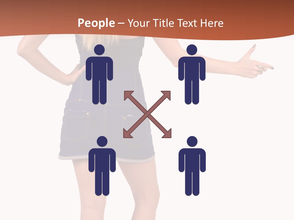 Jacket Back View Studio PowerPoint Template