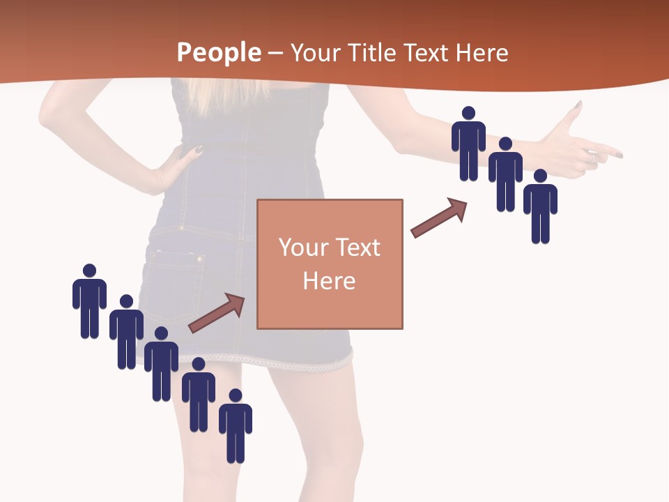 Jacket Back View Studio PowerPoint Template