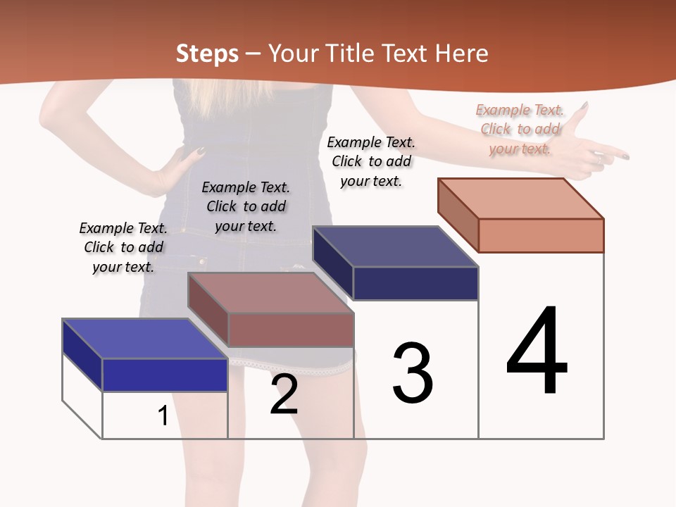 Jacket Back View Studio PowerPoint Template