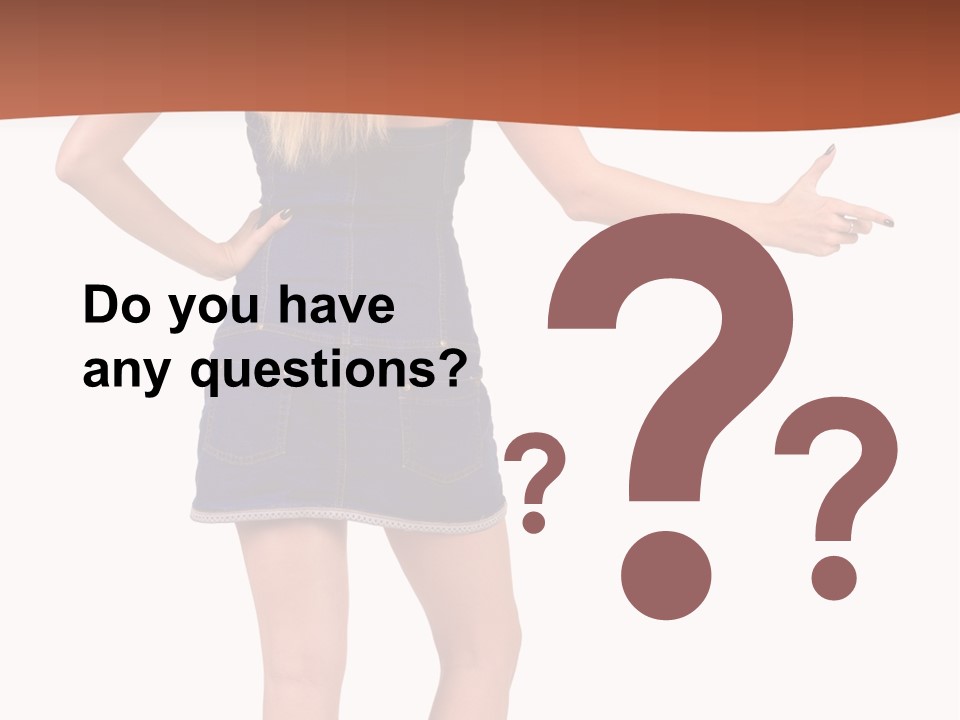 Jacket Back View Studio PowerPoint Template