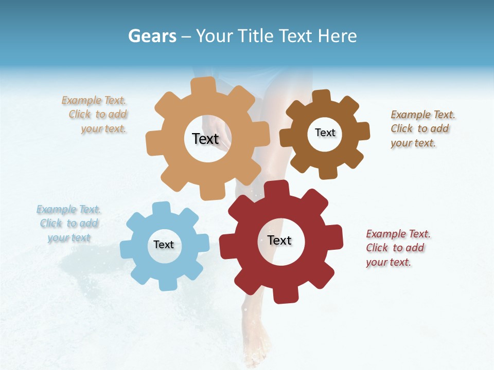 People Teamwork Communication PowerPoint Template