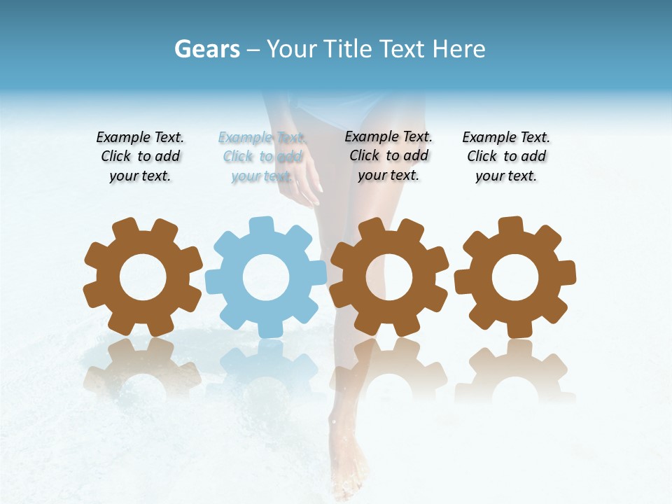 People Teamwork Communication PowerPoint Template