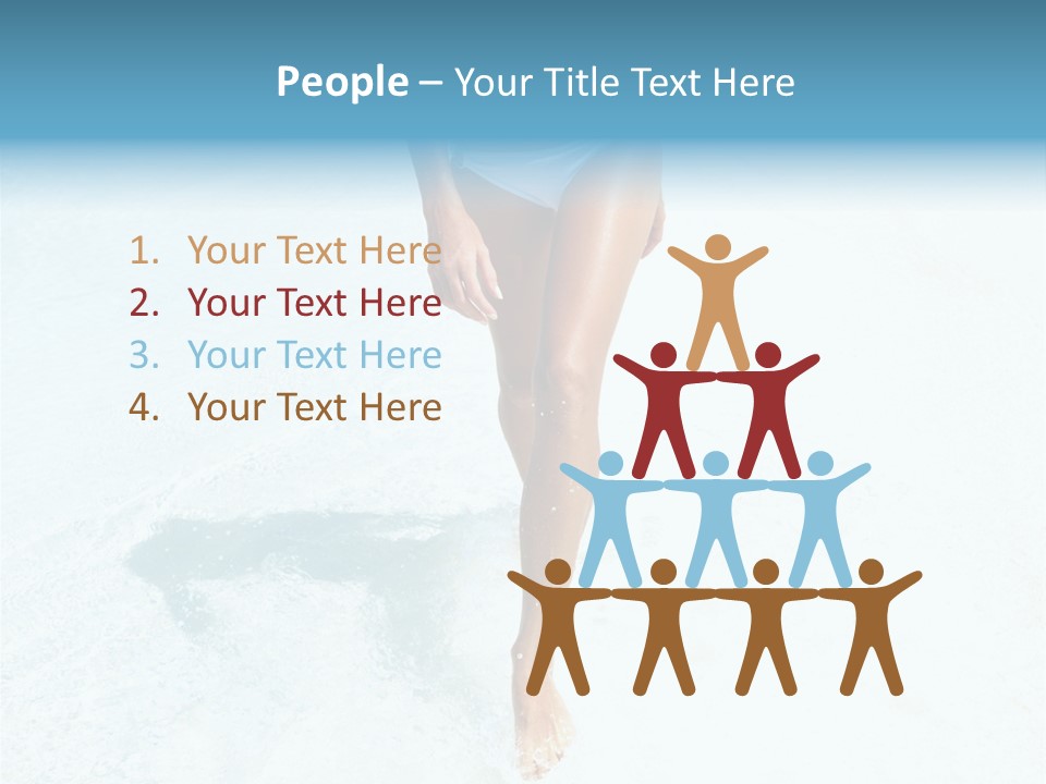 People Teamwork Communication PowerPoint Template
