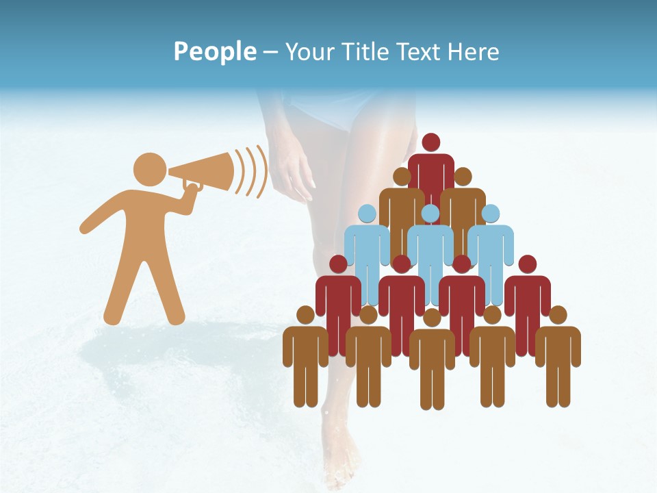 People Teamwork Communication PowerPoint Template