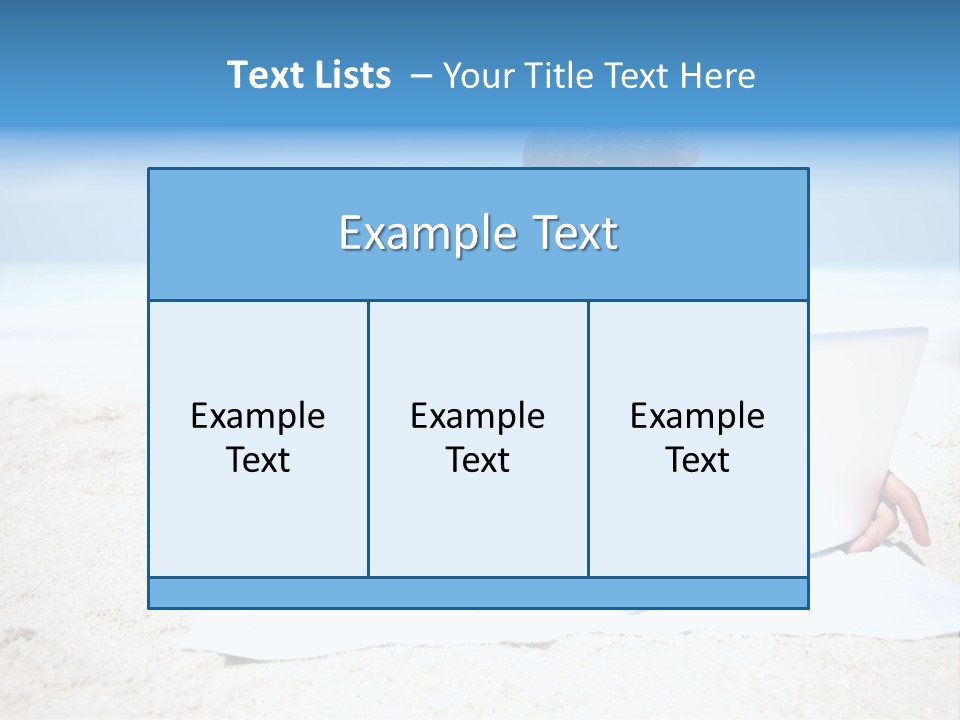 Table Happy Li Ten PowerPoint Template