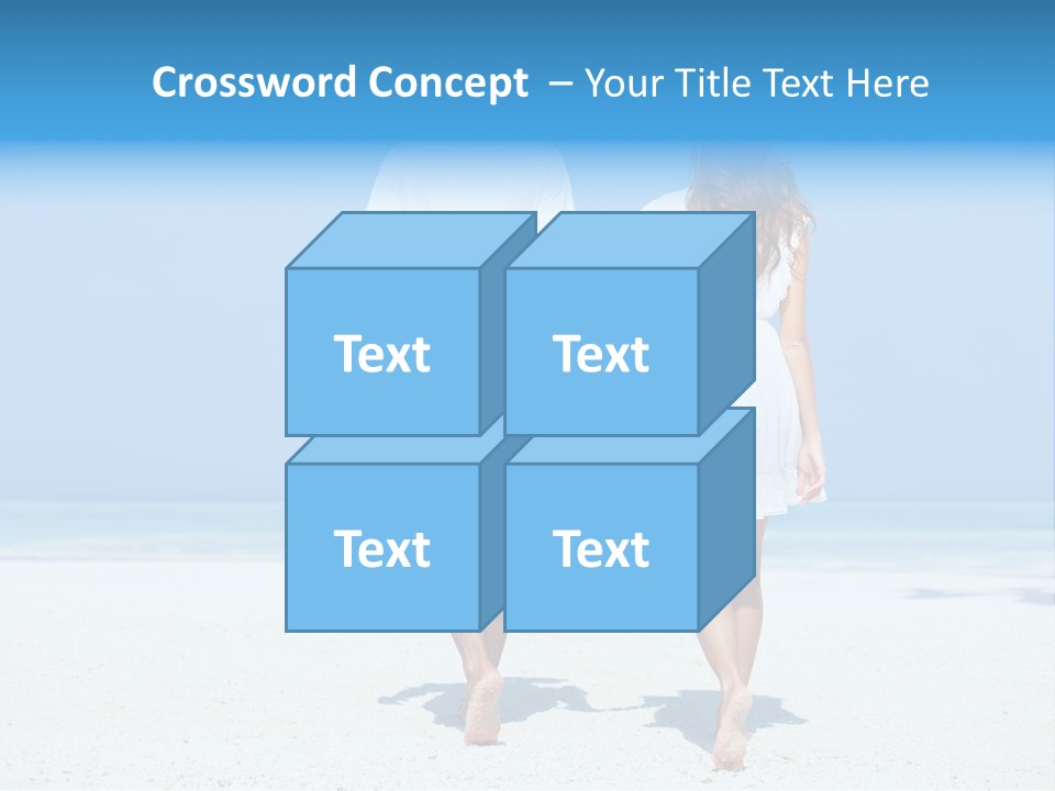 Corporate Table Happy PowerPoint Template