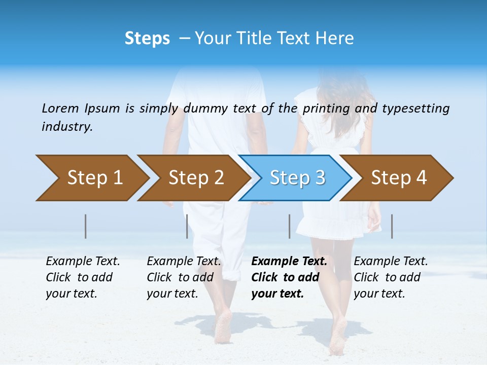 Corporate Table Happy PowerPoint Template
