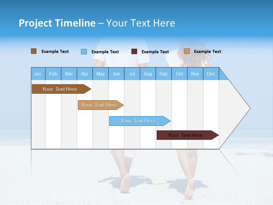 Corporate Table Happy PowerPoint Template