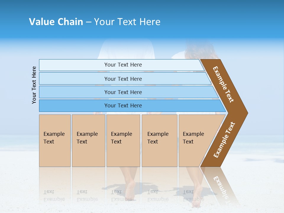 Corporate Table Happy PowerPoint Template