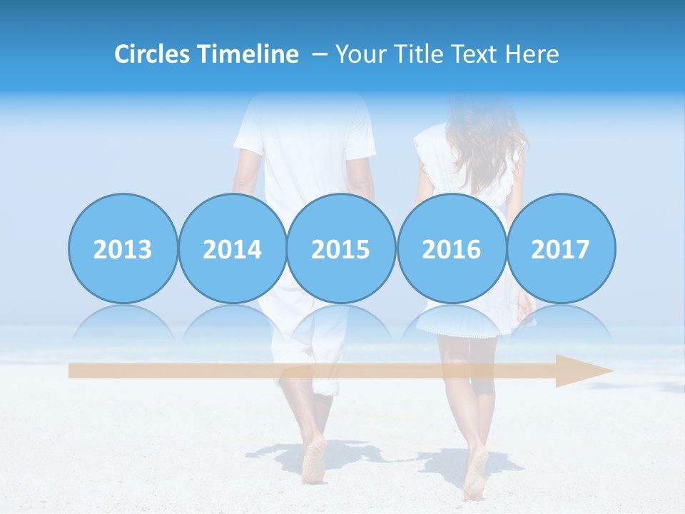 Corporate Table Happy PowerPoint Template