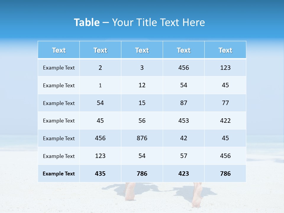 Corporate Table Happy PowerPoint Template