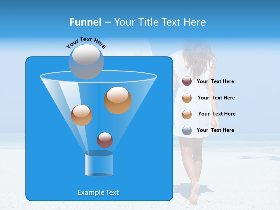 Corporate Table Happy PowerPoint Template