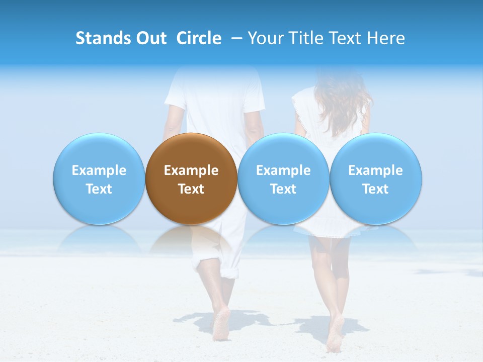 Corporate Table Happy PowerPoint Template