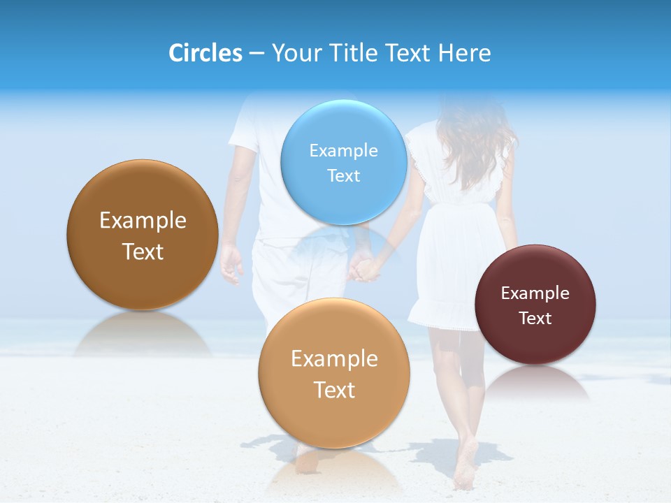 Corporate Table Happy PowerPoint Template