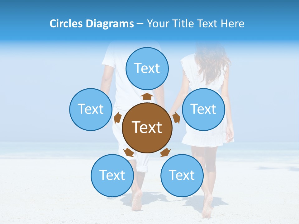 Corporate Table Happy PowerPoint Template