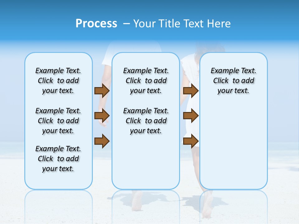 Corporate Table Happy PowerPoint Template