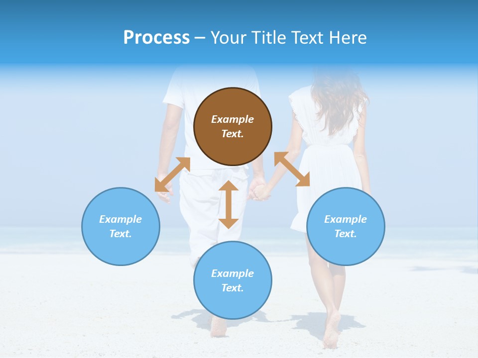 Corporate Table Happy PowerPoint Template